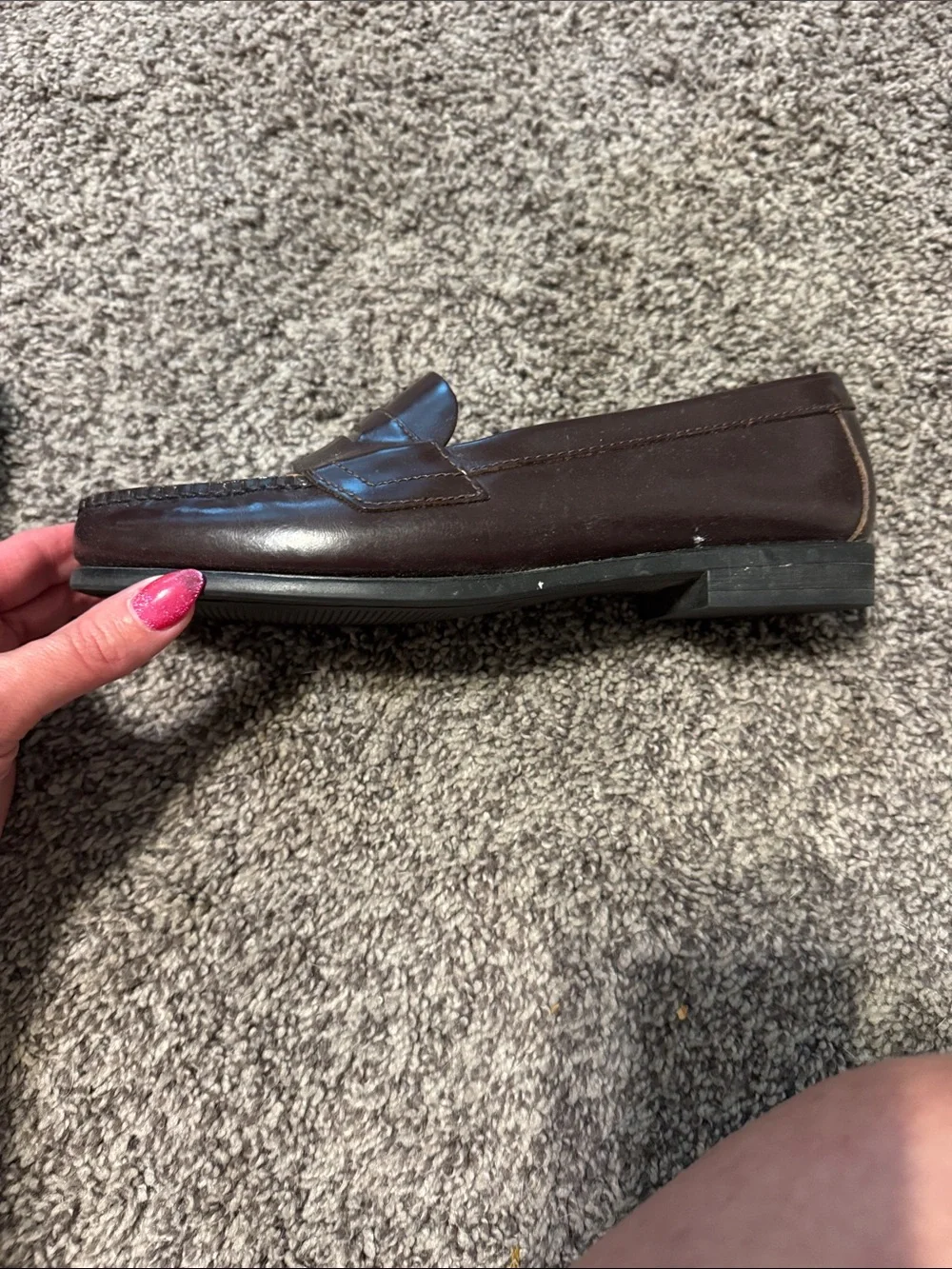 Eastland Women’s Burgundy Leather Penny Loafers